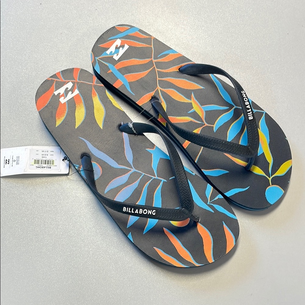 BILLABONG Men's Tides Flip flop Sandal Size US 13 (EU 46) In Navy